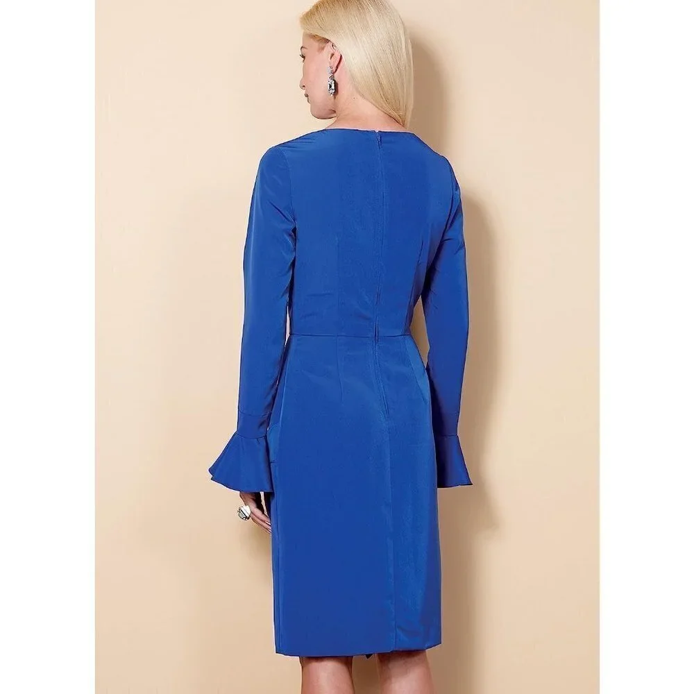 Butterick Sewing Pattern 6515 Ruffle Dress Misses Size 14-22‎